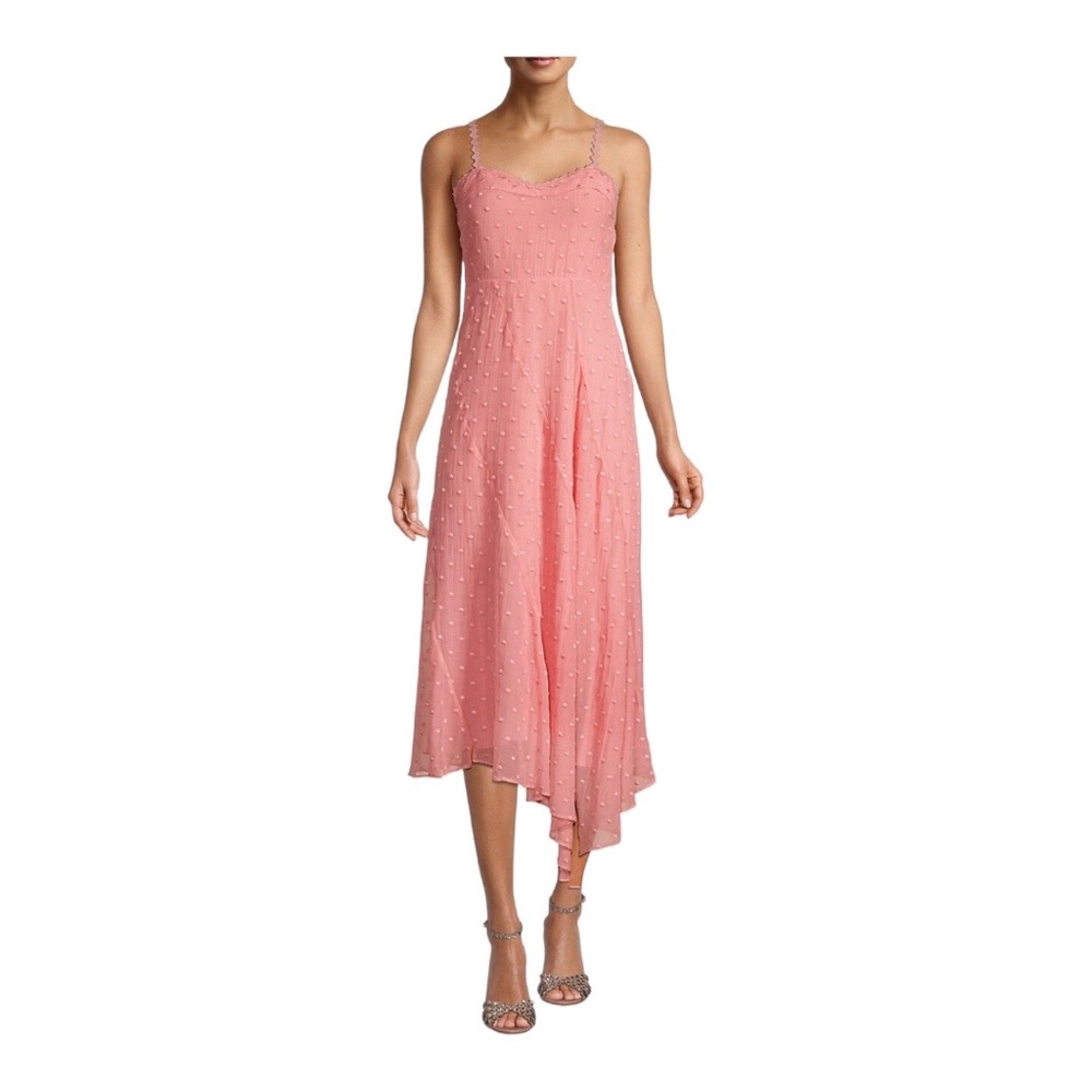 REBECCA TAYLOR Pink Ethereal midi dress